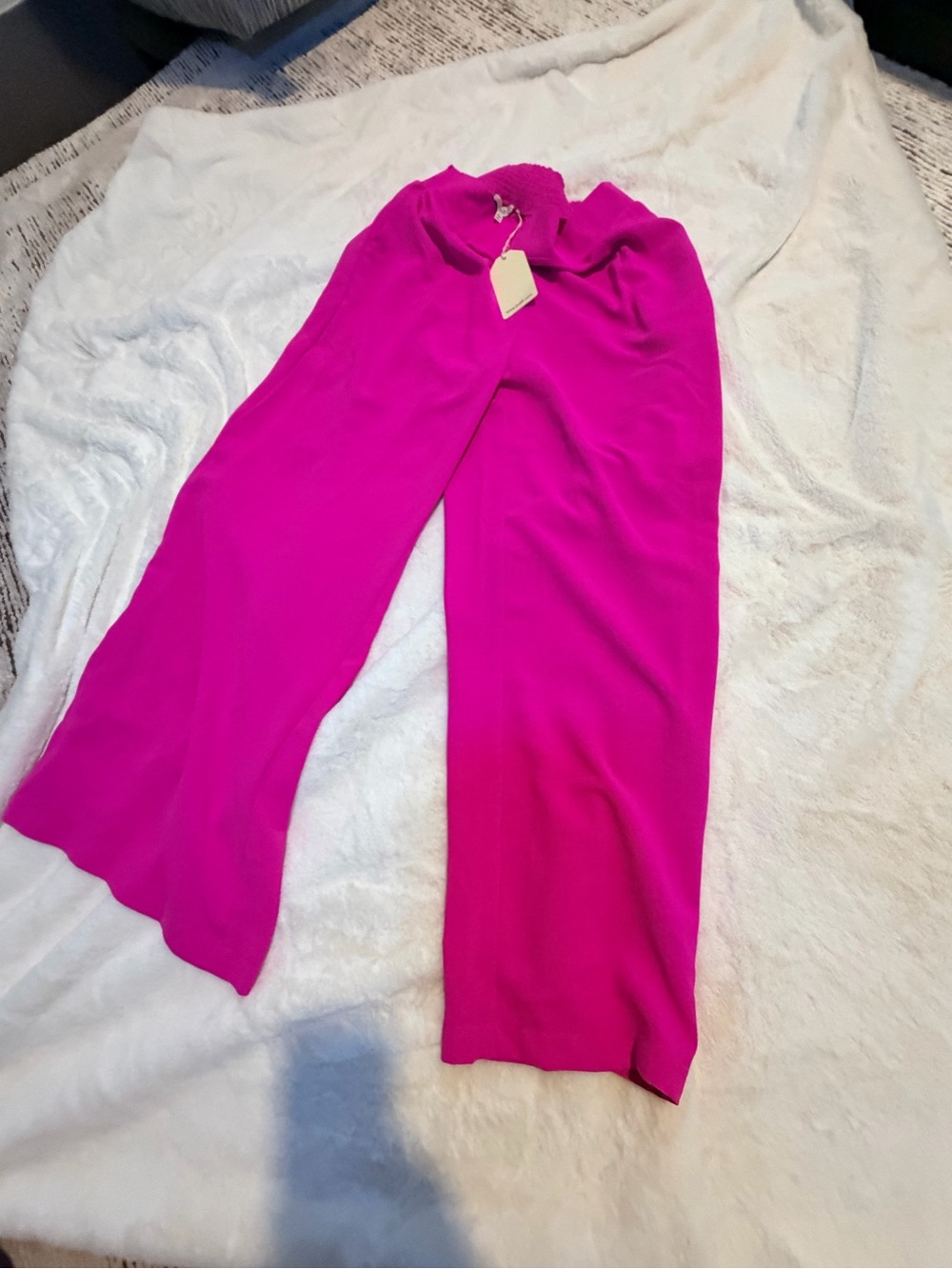 JODIFL Vibrant Fuchsia Wide-Leg Pants